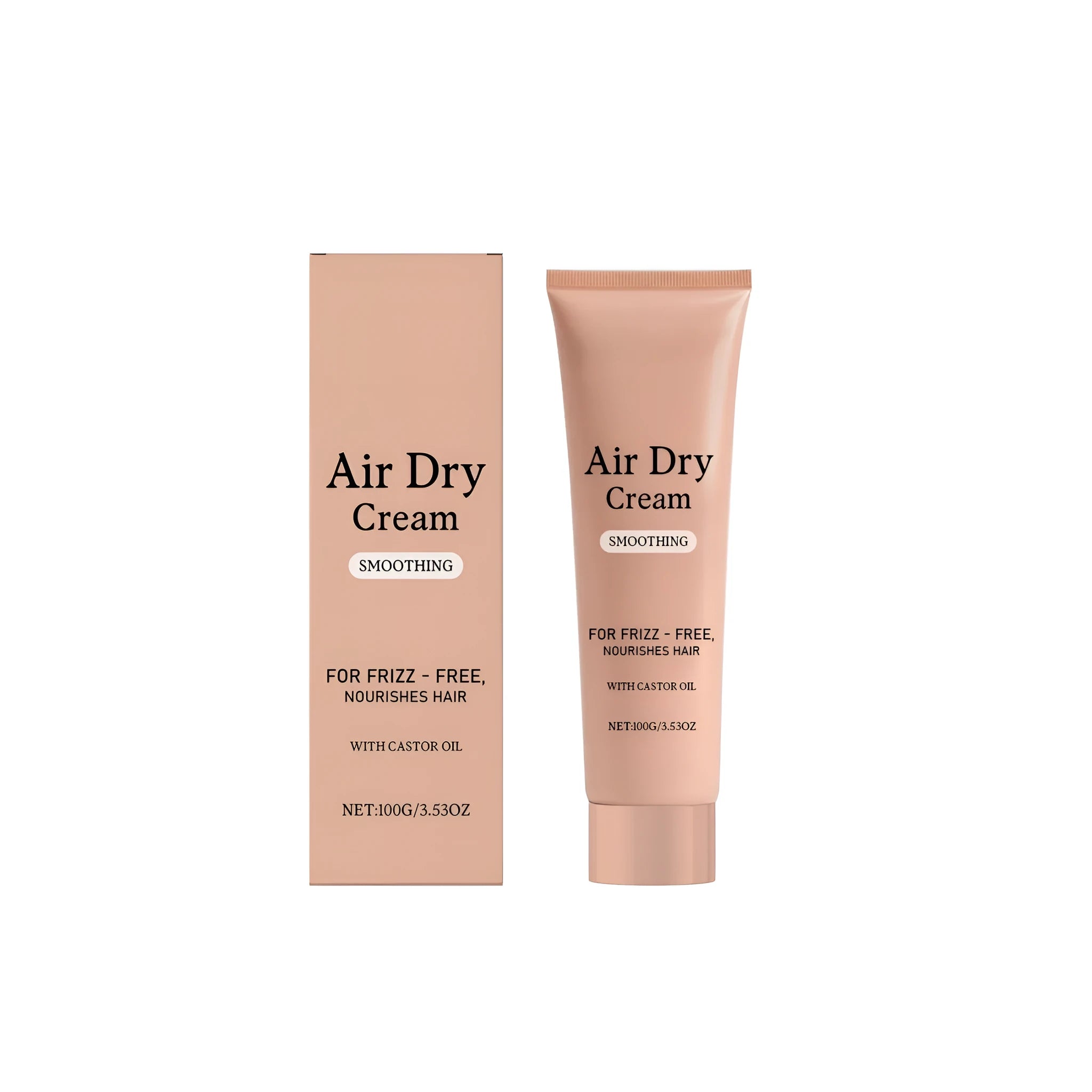 A 100g pot of hair softening care cream with listed ingredients including keratin and panthenol.