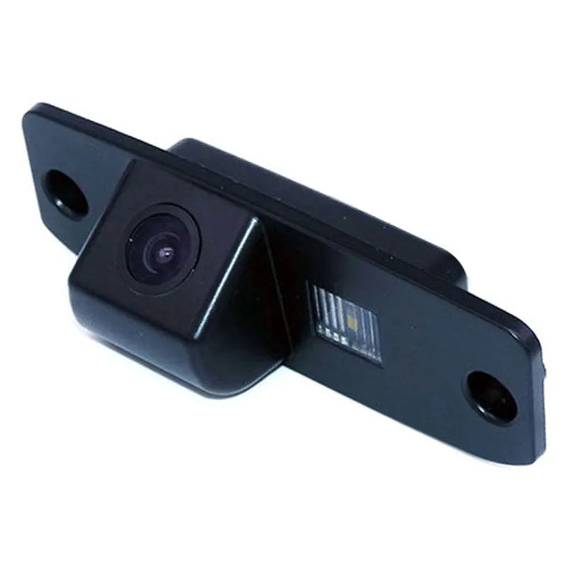 Black ABS plastic rearview camera with 170° wide angle lens for car reversing