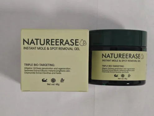 Natureerase Instant Mole Spot Removal Gel 45g pump bottle hydrating spot treatment