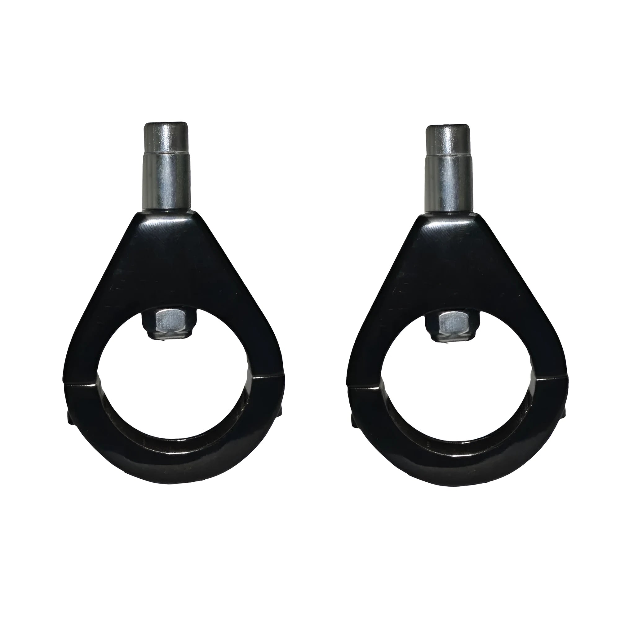 All aluminium turn signal bracket for Harley in black and silver 39mm and 41mm sizes