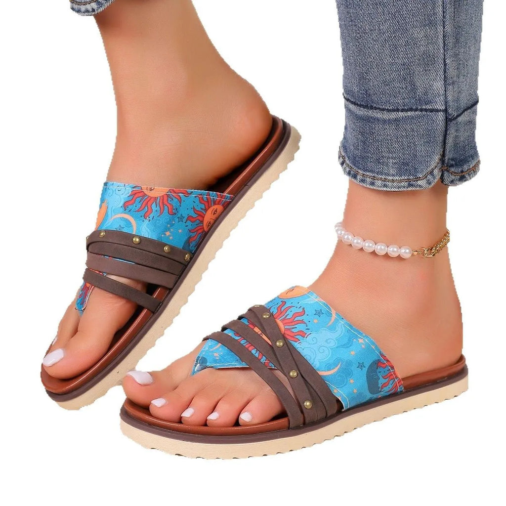 Plus size flip flops in candy colours red rose and black rose with artificial PU upper and rubber sole.