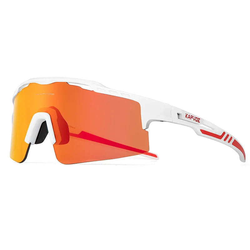 Polarized HD bicycle glasses with TR90 frame and full rim design in colourful lens set