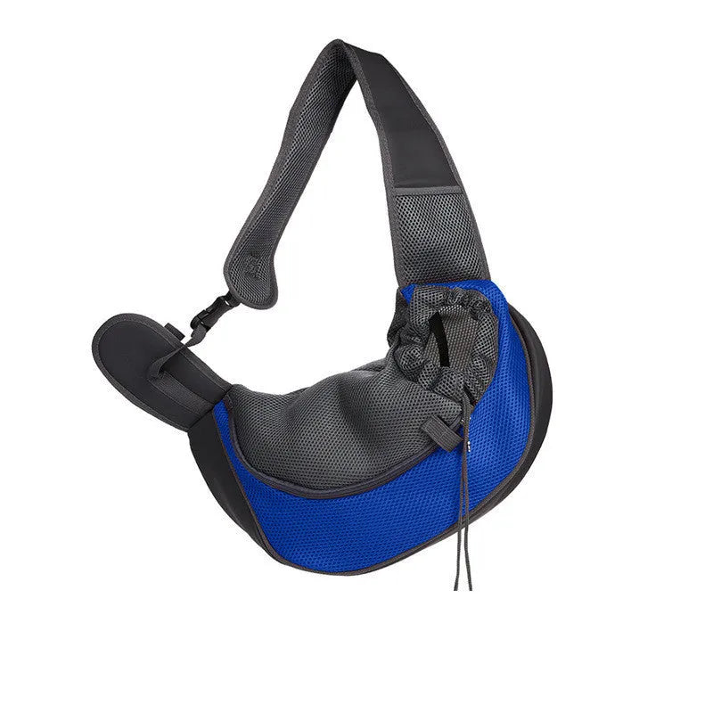 Breathable mesh pet shoulder bag for small dogs and cats up to 12kg in multiple colours