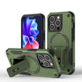 Magnetic invisible bracket phone case for iPhone 14 15 16 series, frosted finish, multiple colours