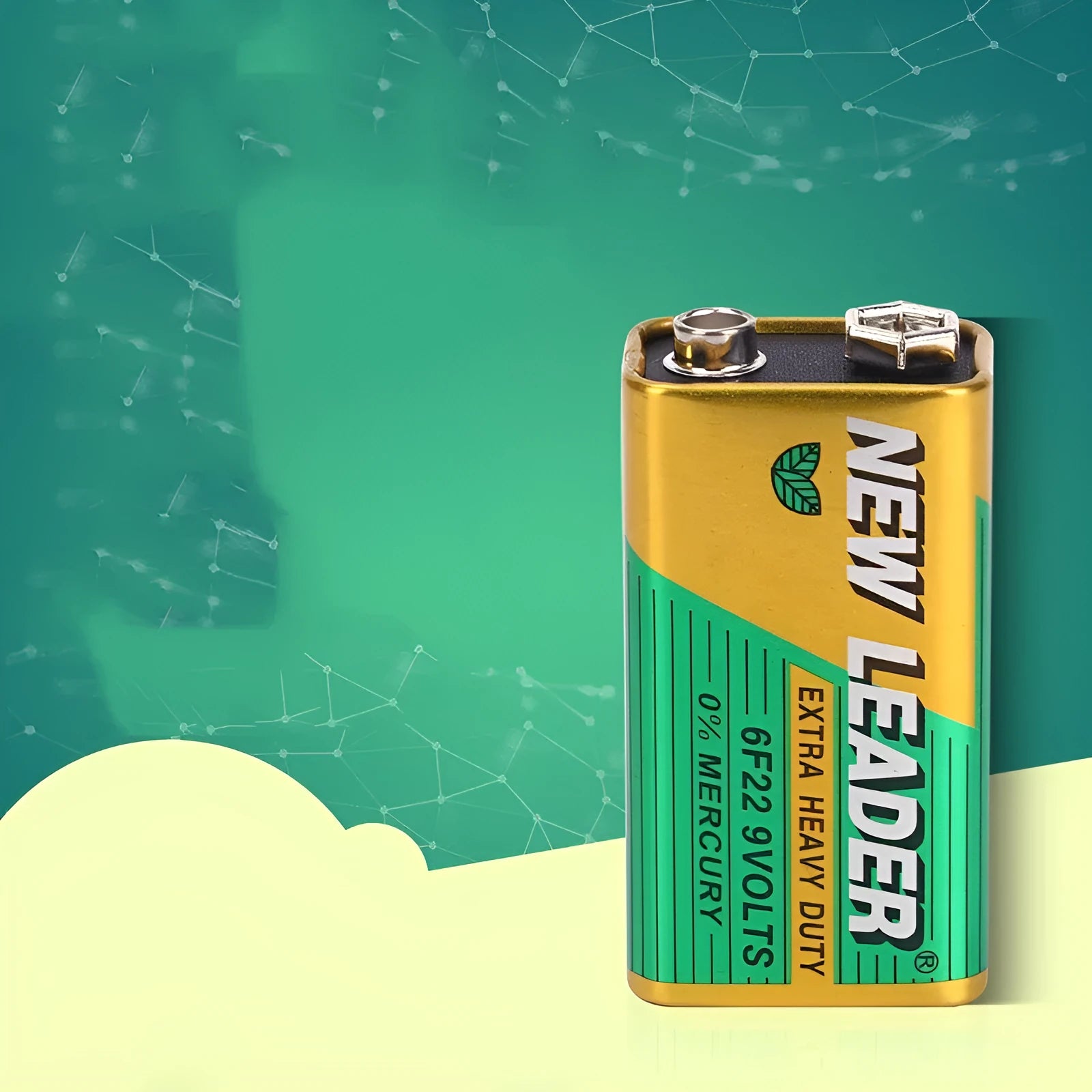 Xinlida 9V alkaline battery model 6F22 for wireless microphones and multimeters
