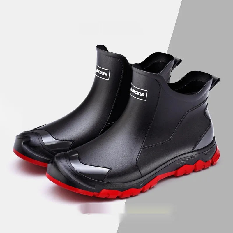 PVC outdoor wading shoes with non-slip soles in multiple colour options