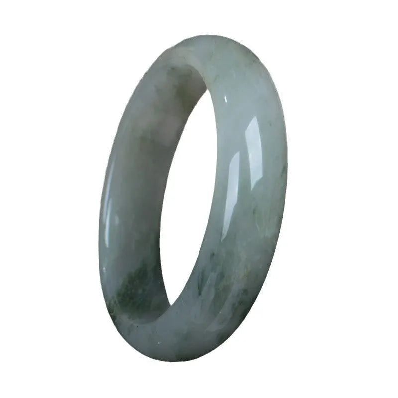 Natural Jinsi Jade Chinese style bracelet showing traditional design with six size options from 52mm to 62mm inner diameter