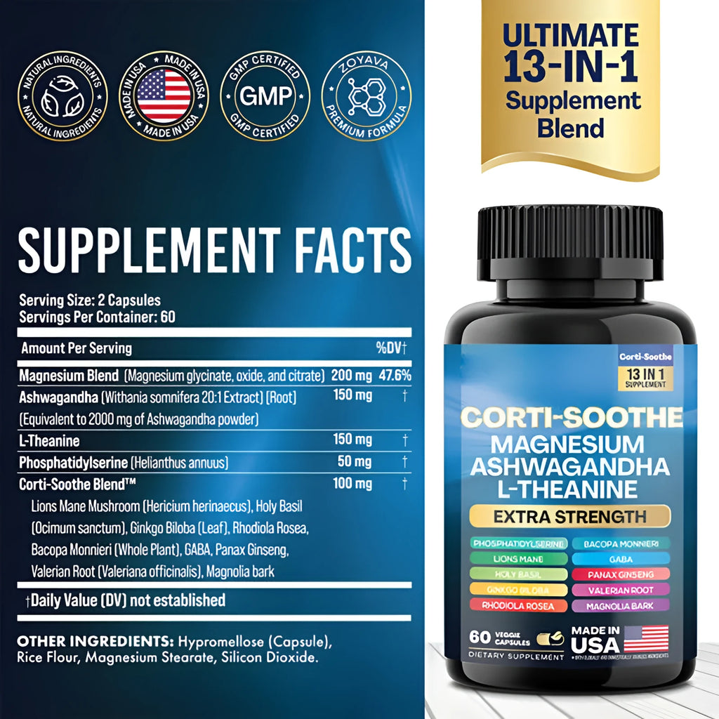 Bottle of 60 South African Drunken Eggplant magnesium citrate capsules with vegetarian-friendly shells.