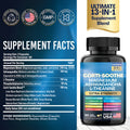 Bottle of 60 South African Drunken Eggplant magnesium citrate capsules with vegetarian-friendly shells.