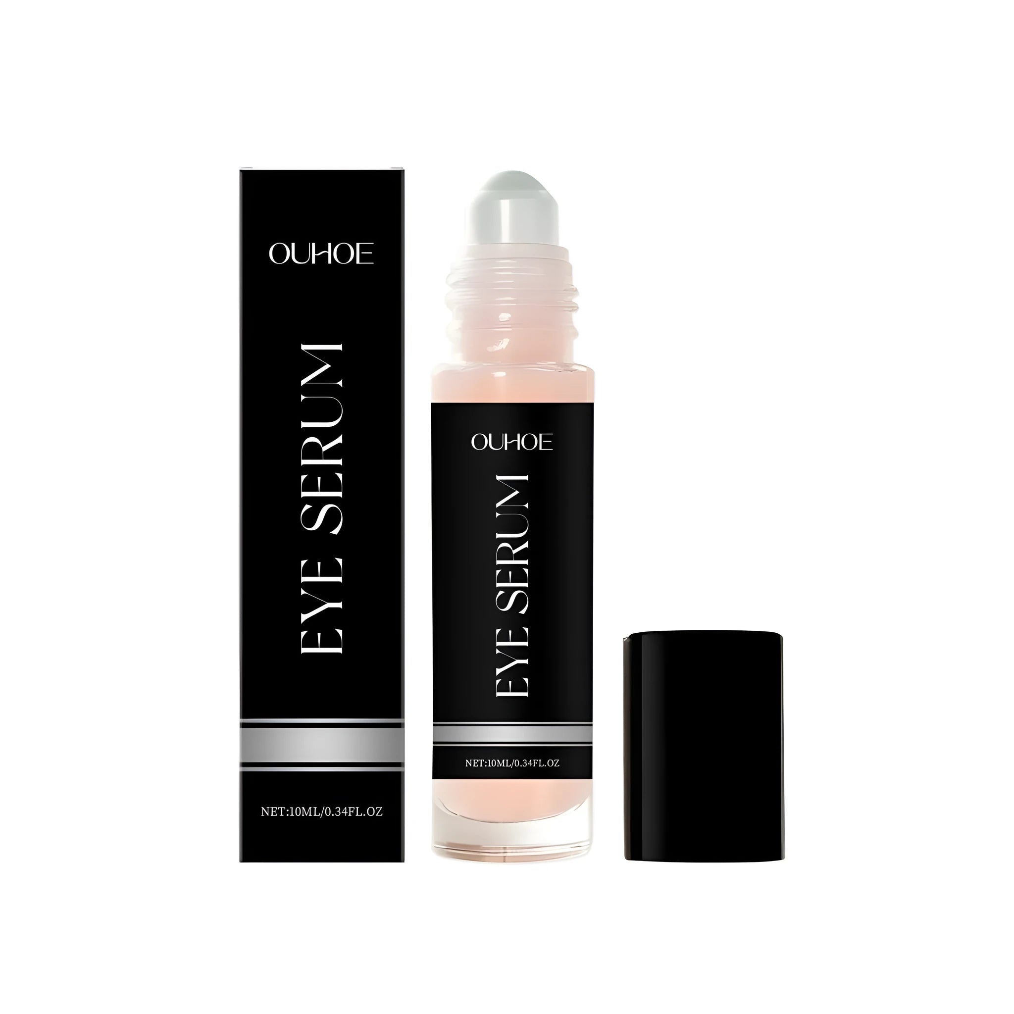 10ml bottle of Radiant Eye Gel moisturiser with collagen and nicotinamide for under-eyes.