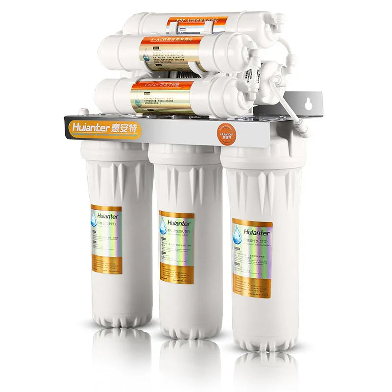 White plastic water purifier filter cartridge for direct drinking water applications