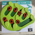 Green PP plastic Christmas slow feeding bowl with Wizard of Oz theme for cats