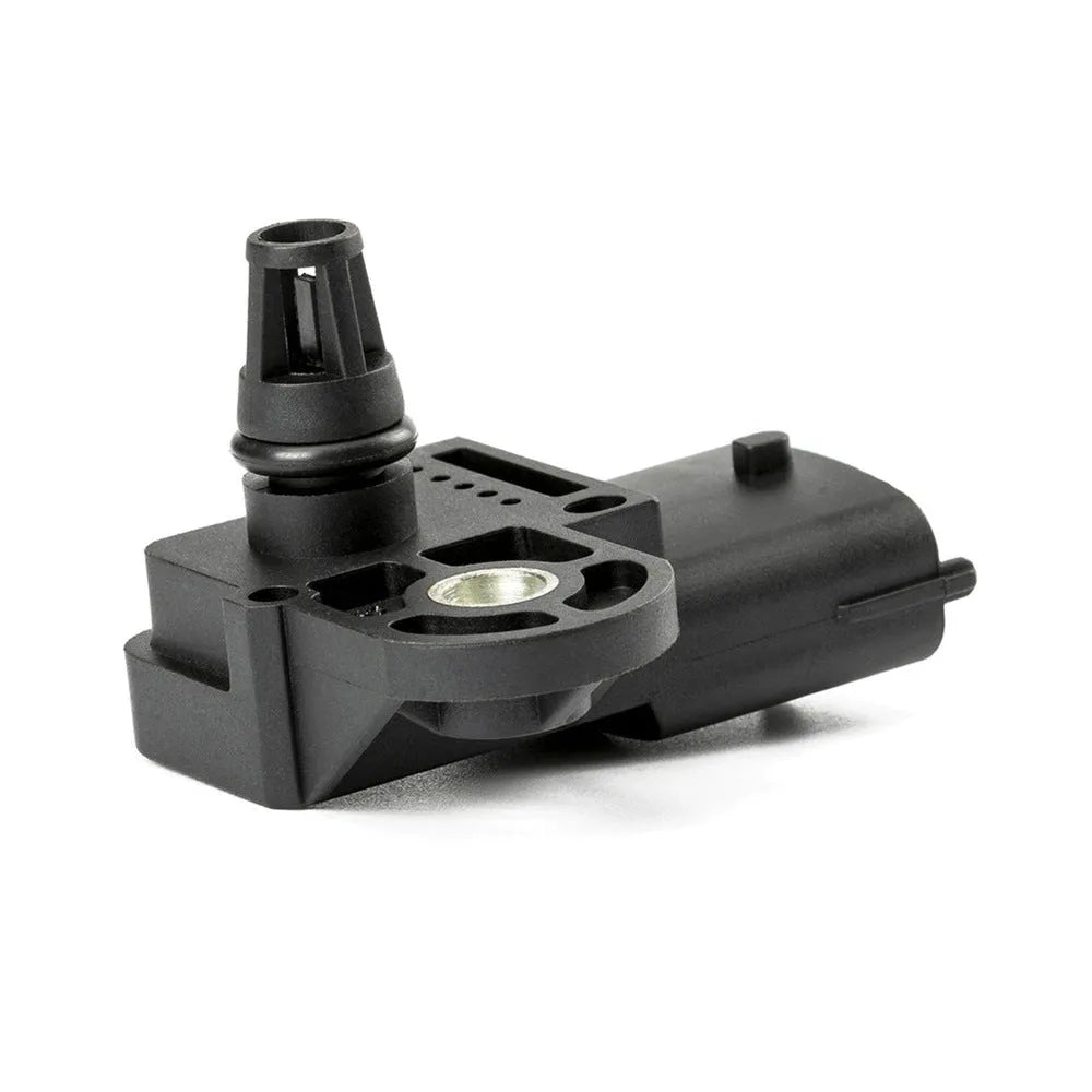 Black intake manifold pressure sensor model 0281002576 RSC845 for automotive engine