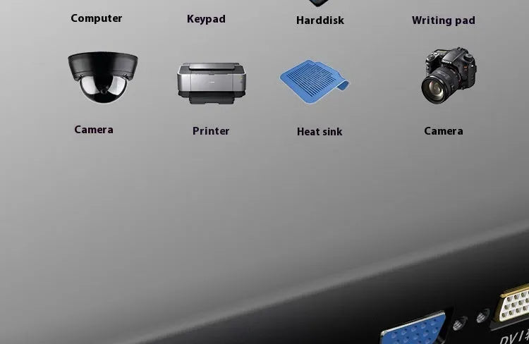 USB 3.0 male-to-male data cable for external hard drives, showing nickel-plated connectors.