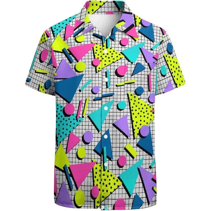 Men's camouflage pattern slim fit casual shirt with cardigan styling in multiple colour options