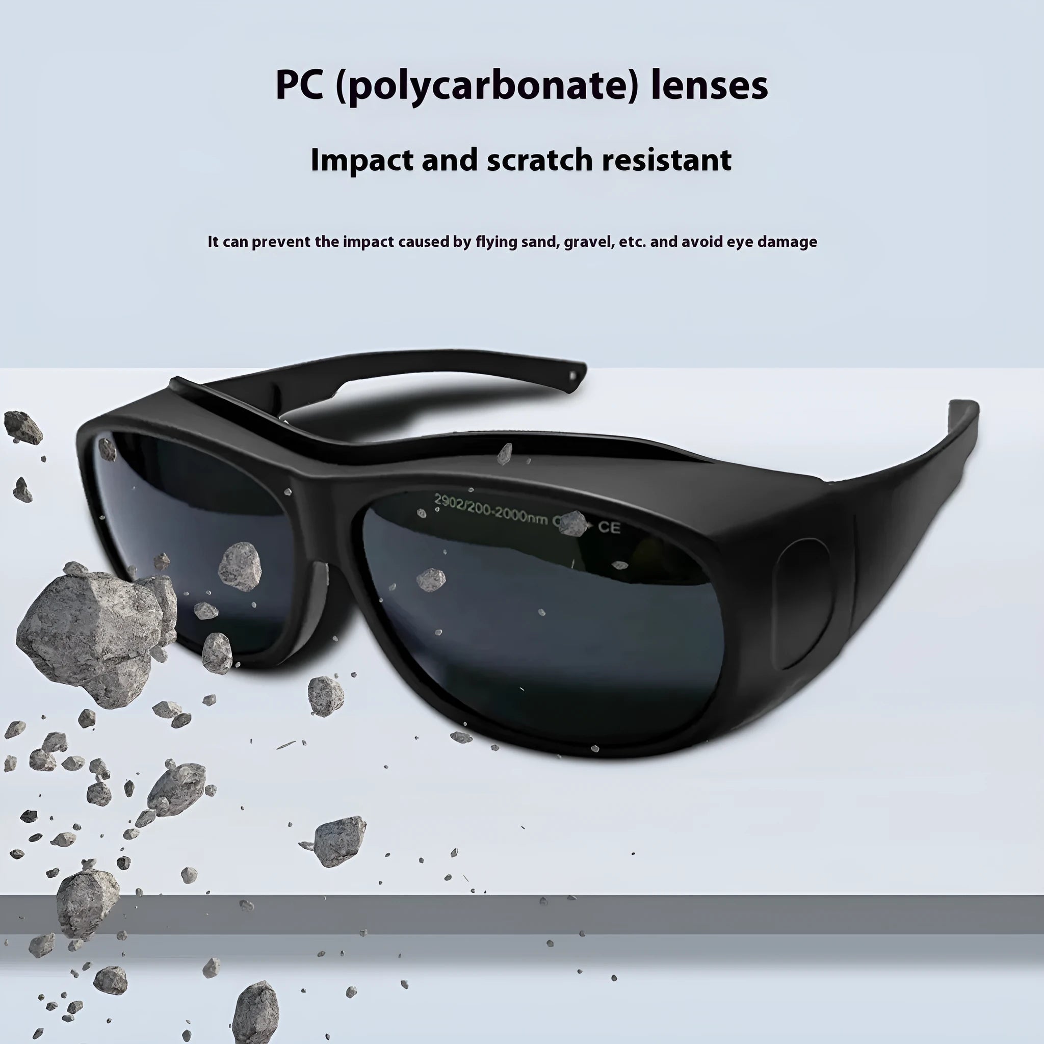 Photon skin rejuvenation and welding laser safety goggles with 200-2000nm protection.