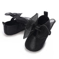 Baby toddler princess shoes with soft sole, Velcro fastening, artificial PU upper, in black, gold, silver or pink