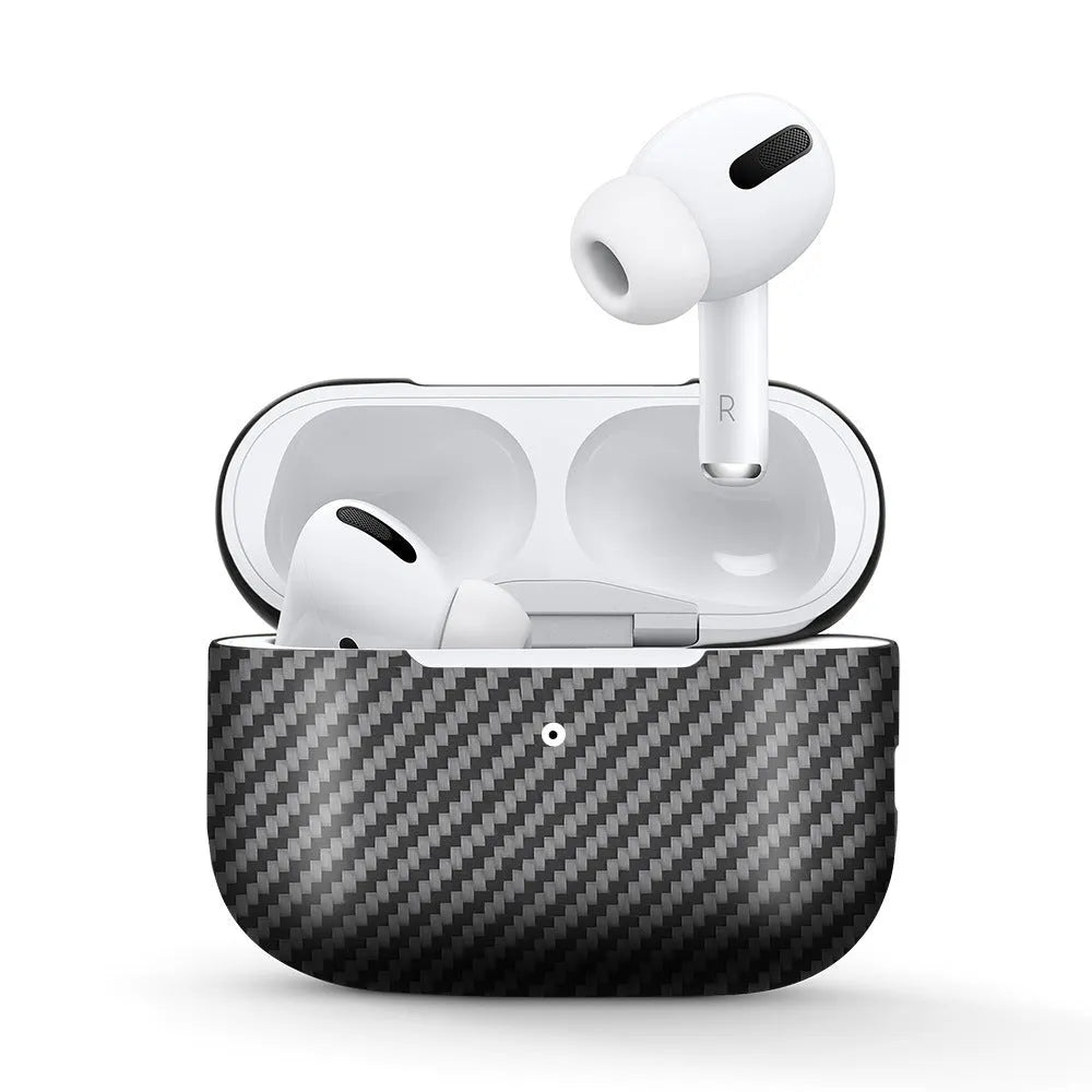 Carbon fiber wireless earphone case for Airpods Pro 2 with matte surface finish