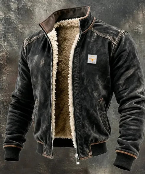 Slim fit cardigan cotton-padded jacket with grid pattern and 3D patch pocket in polyester fabric, available in multiple sizes and colours