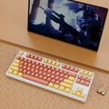 87-key wired mechanical keyboard with two-colour backlighting and hot-swappable switches