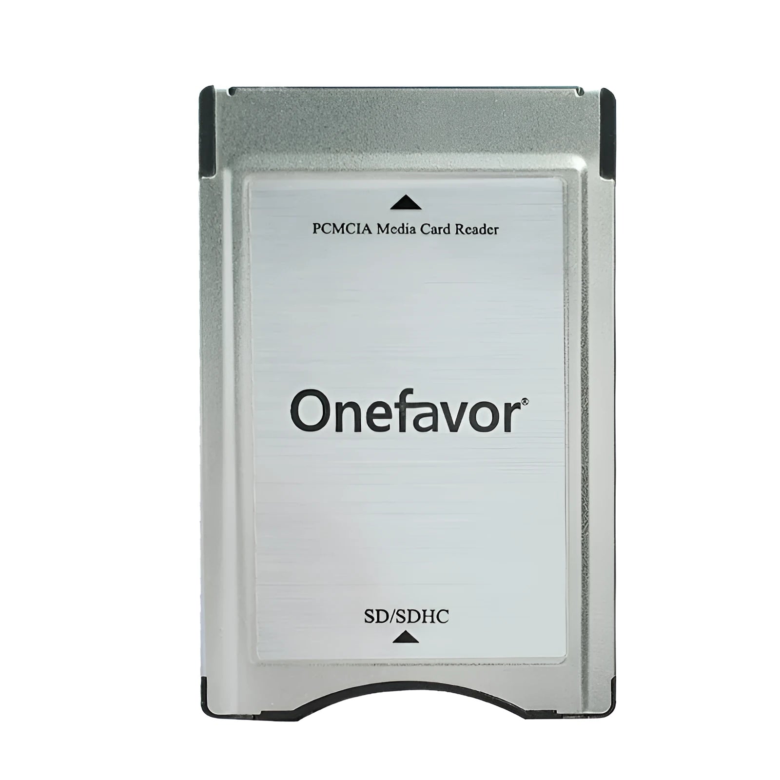Mercedes-Benz SD to PCMCIA adapter card with stainless steel housing and included 32GB SD card.