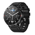 T30 Smart Watch with black silicone strap showing time and health metrics on its IPS screen.