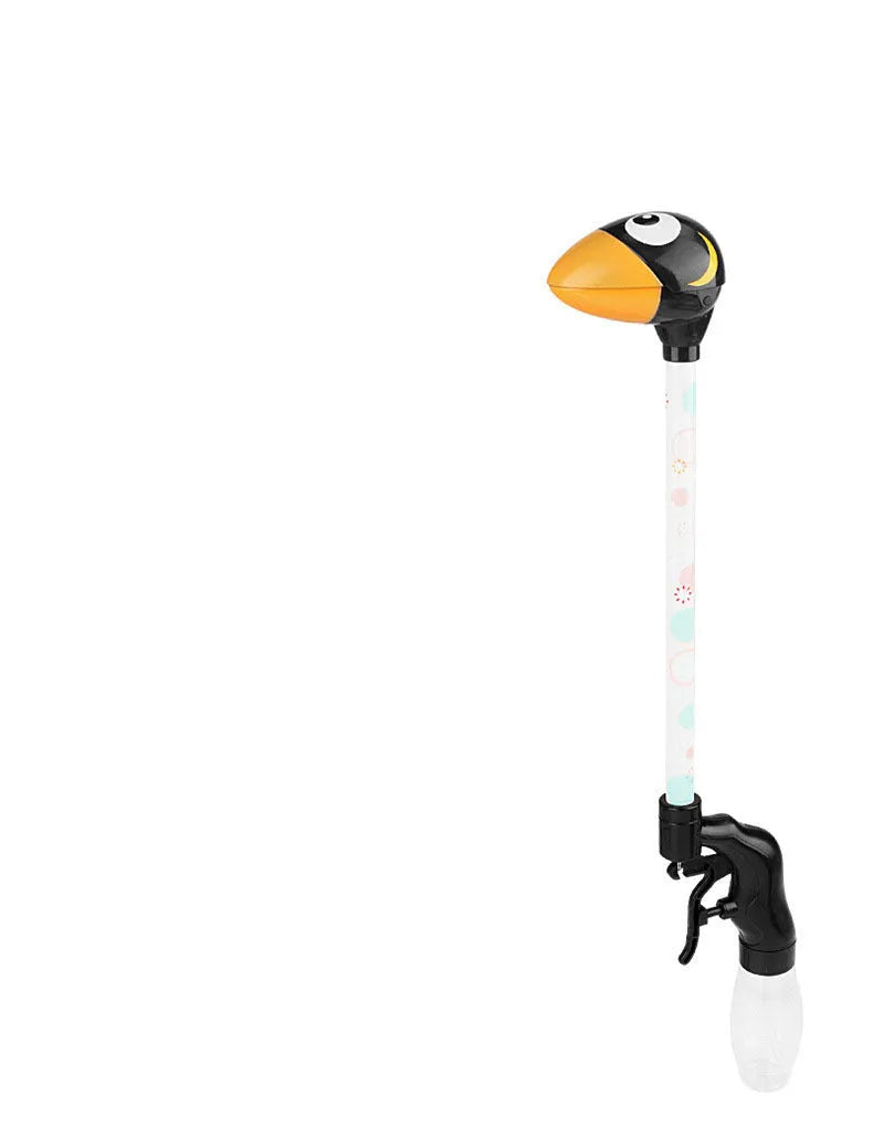 50cm long-necked dinosaur water gun in soft foam for kids, available in six colour styles
