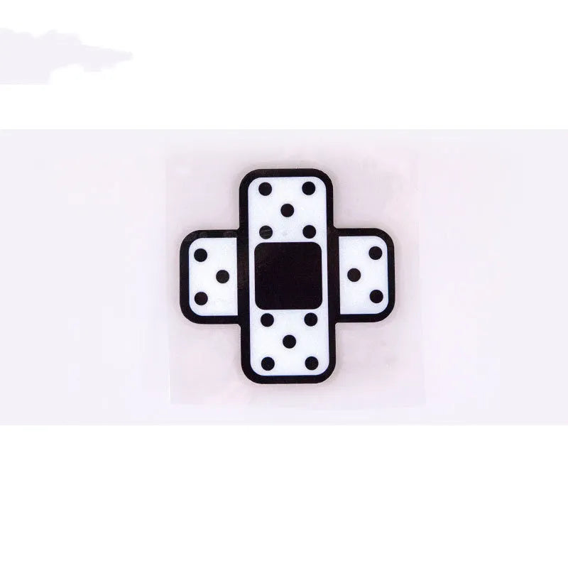 White cross reflective PVC car body sticker for vehicle body or window use