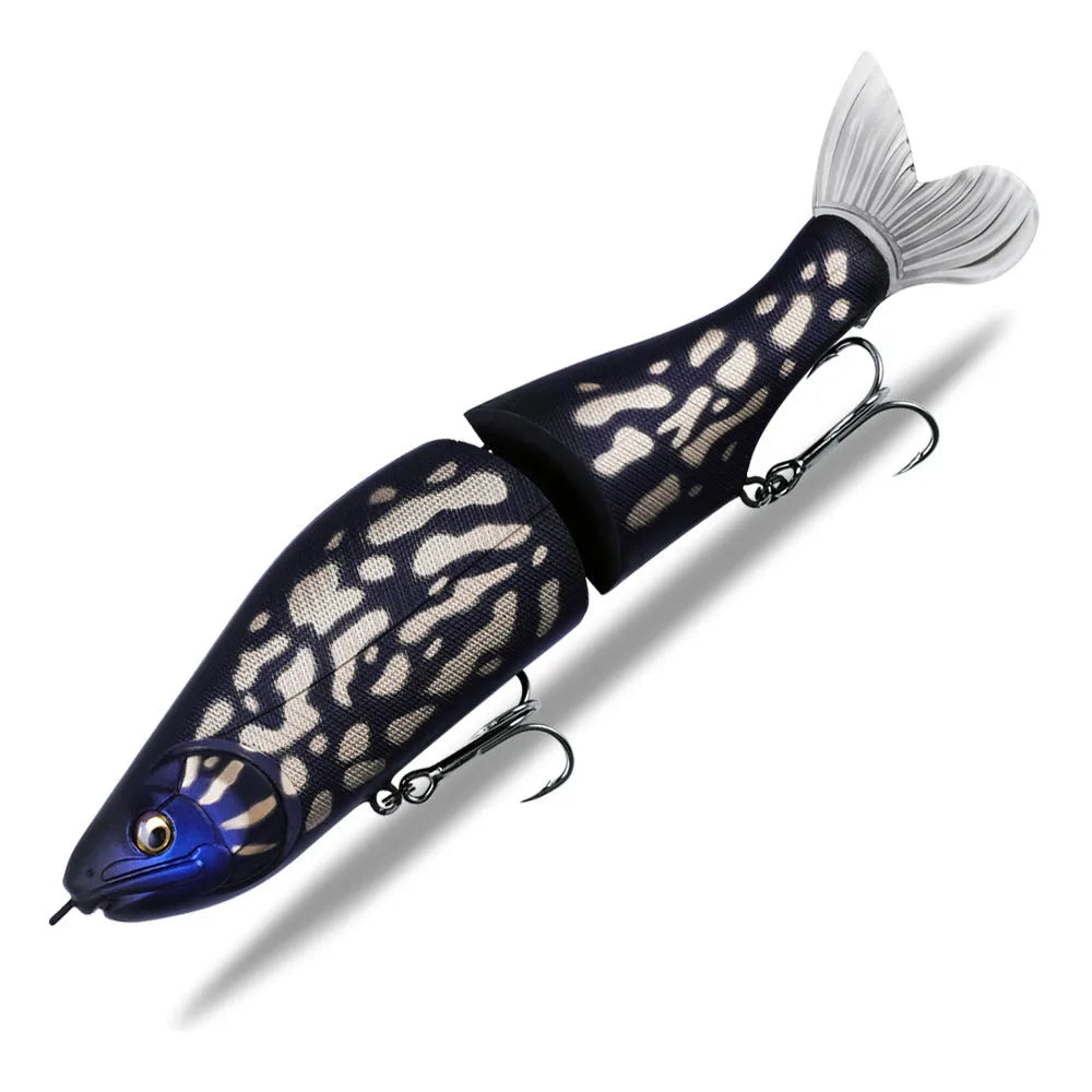 185mm plastic bass fishing swimming bait showing realistic detailing and colour options