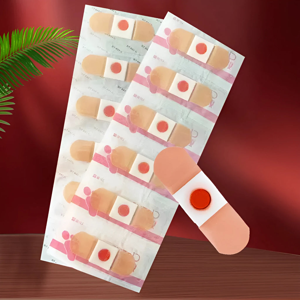 Non-woven corn removing foot adhesive bandage for running sports and health massage protection
