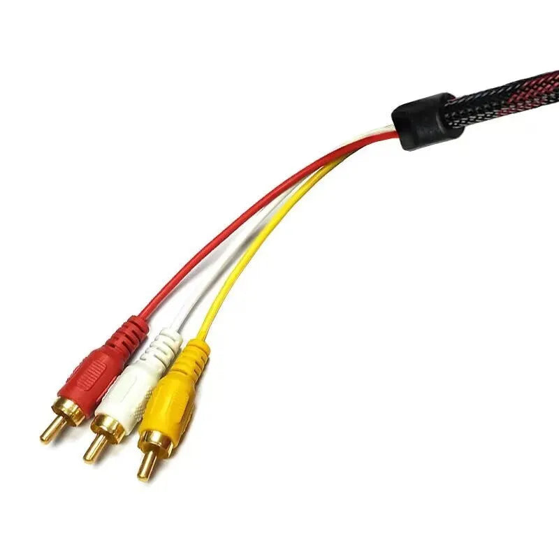 HDMI to AV15 M adapter cable, 1.5 metres long with alloy connectors