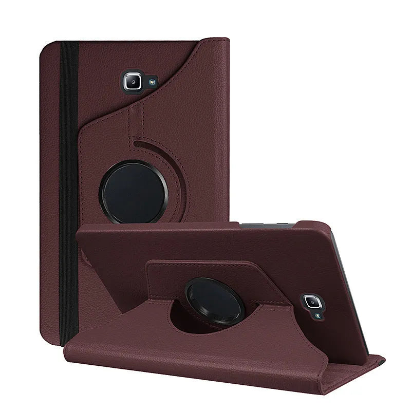 Rotating leather tablet case for Lenovo T-series models in multiple colour options