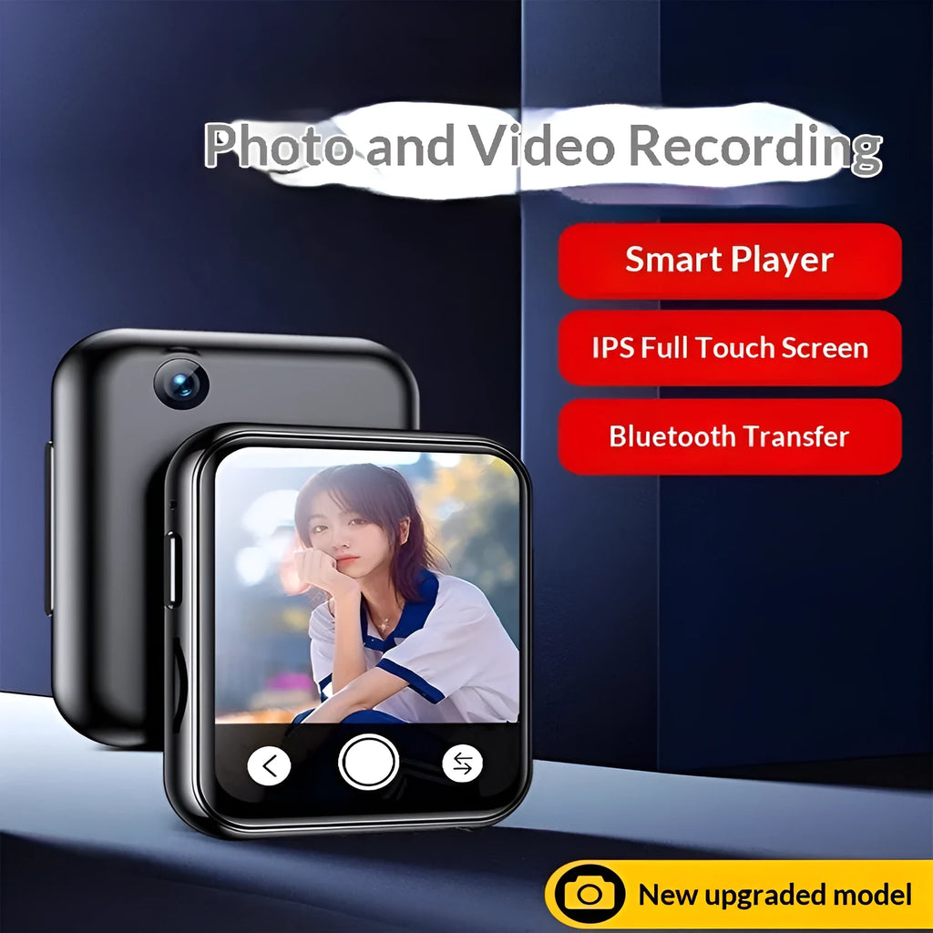 Touchscreen student e-book with 1.96-inch IPS display, camera, and music player functions
