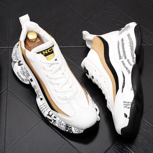 Pair of casual men's high-top sneakers in microfiber, black colour with colour-matched detailing
