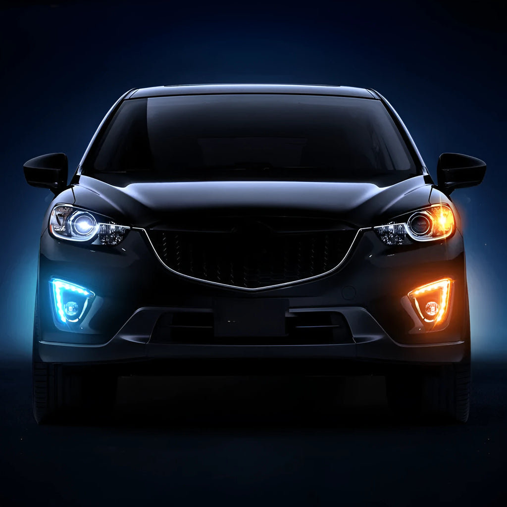 Mazda CX-5 LED daytime running light replacement lamp in electroplated housing