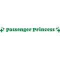 Passenger princess decorative car sticker in reflective colours, 12.5cm size