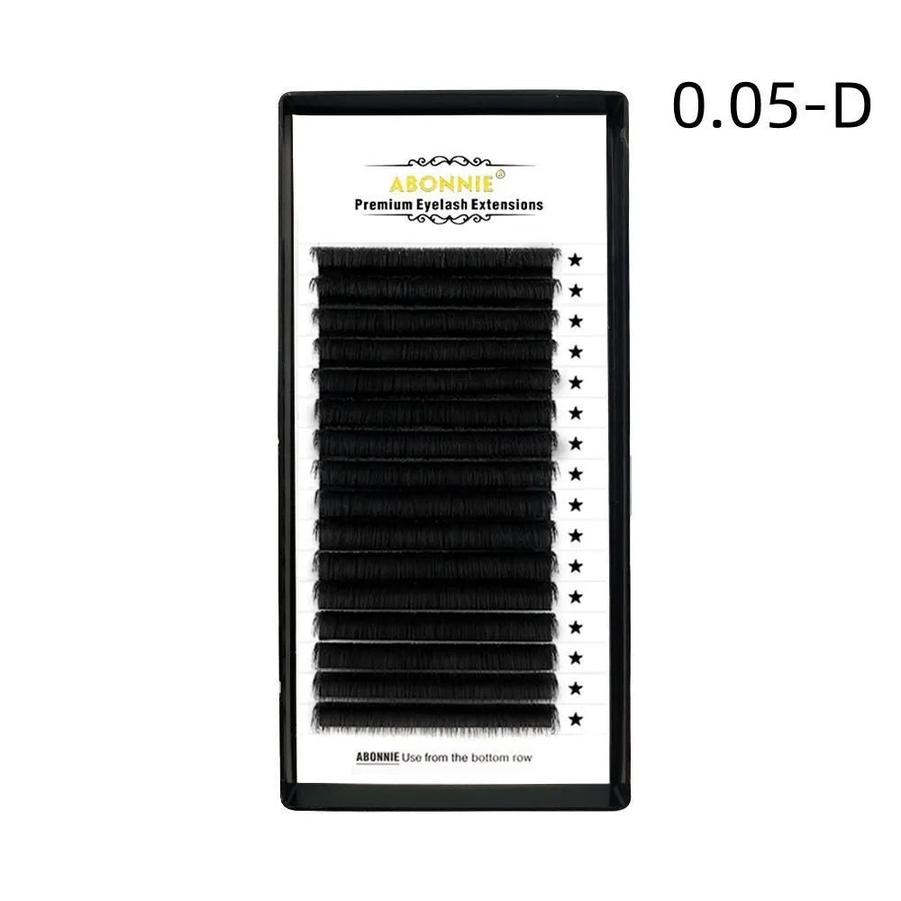 16-row dense false eyelashes in mink hair with matte round wool construction