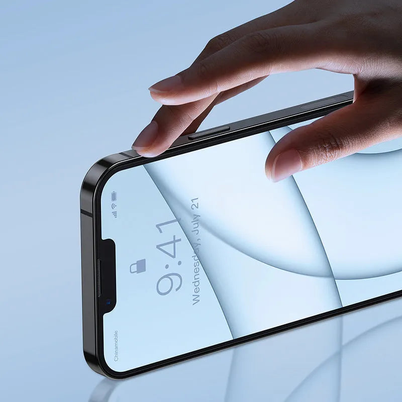 Full glass tempered film screen protector for iPhone 5.4 inch model transparent colour