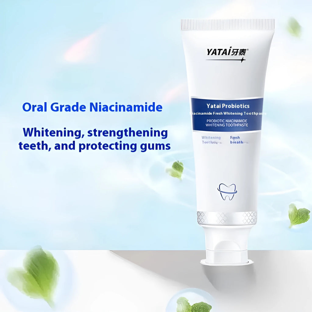 Probiotics Nicotinamide Whitening Toothpaste 100g tube with mint flavour for general oral care