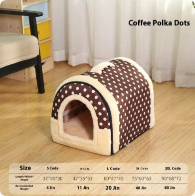 Universal cloth pet bed for dogs and cats, removable washable cover, S M L sizes, six colour options