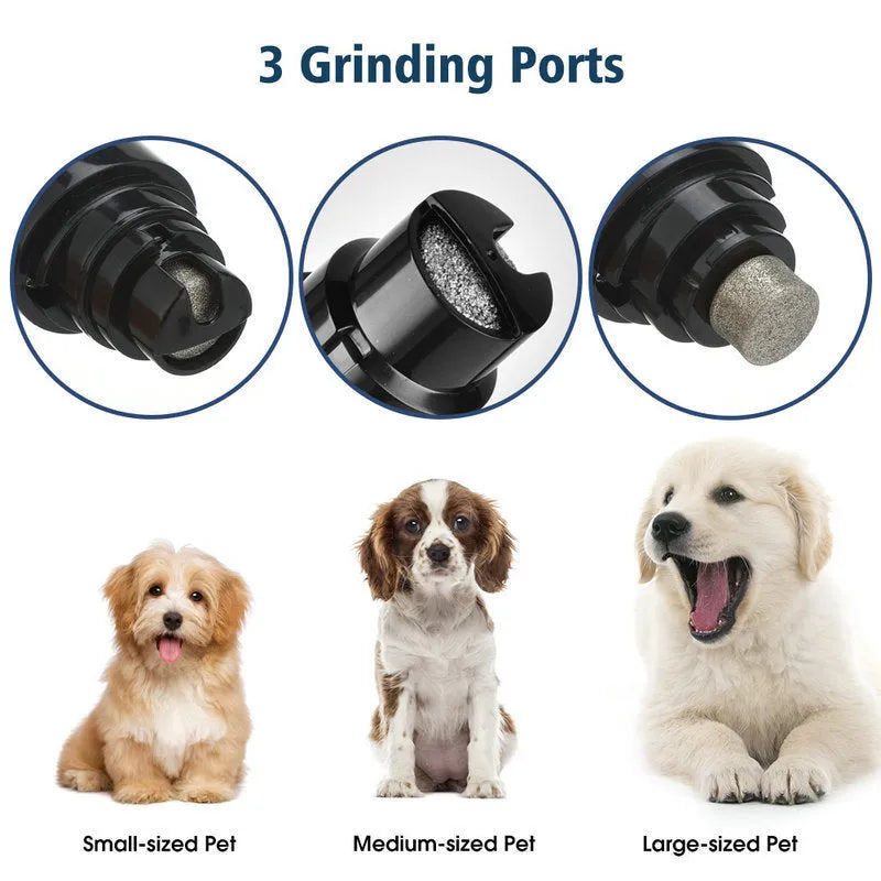 Second Gear Pet Nail Sharpener in white colour with ergonomic design and adjustable speed settings