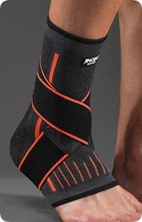Sports ankle support in orange black or green colours for adult basketball running mountaineering