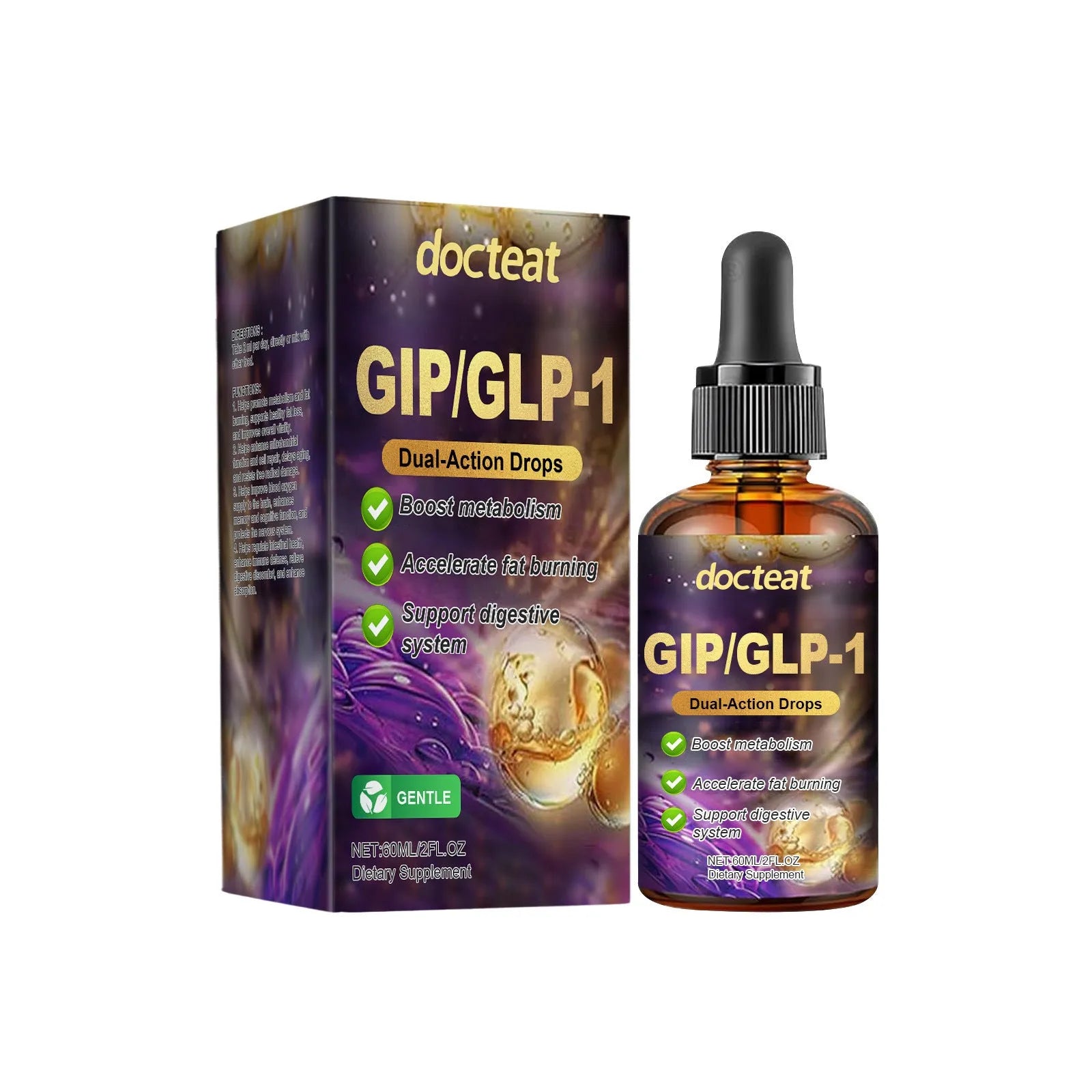 Balance Relieving Discomfort Supplement Drops 60ml bottle with droplet dispenser