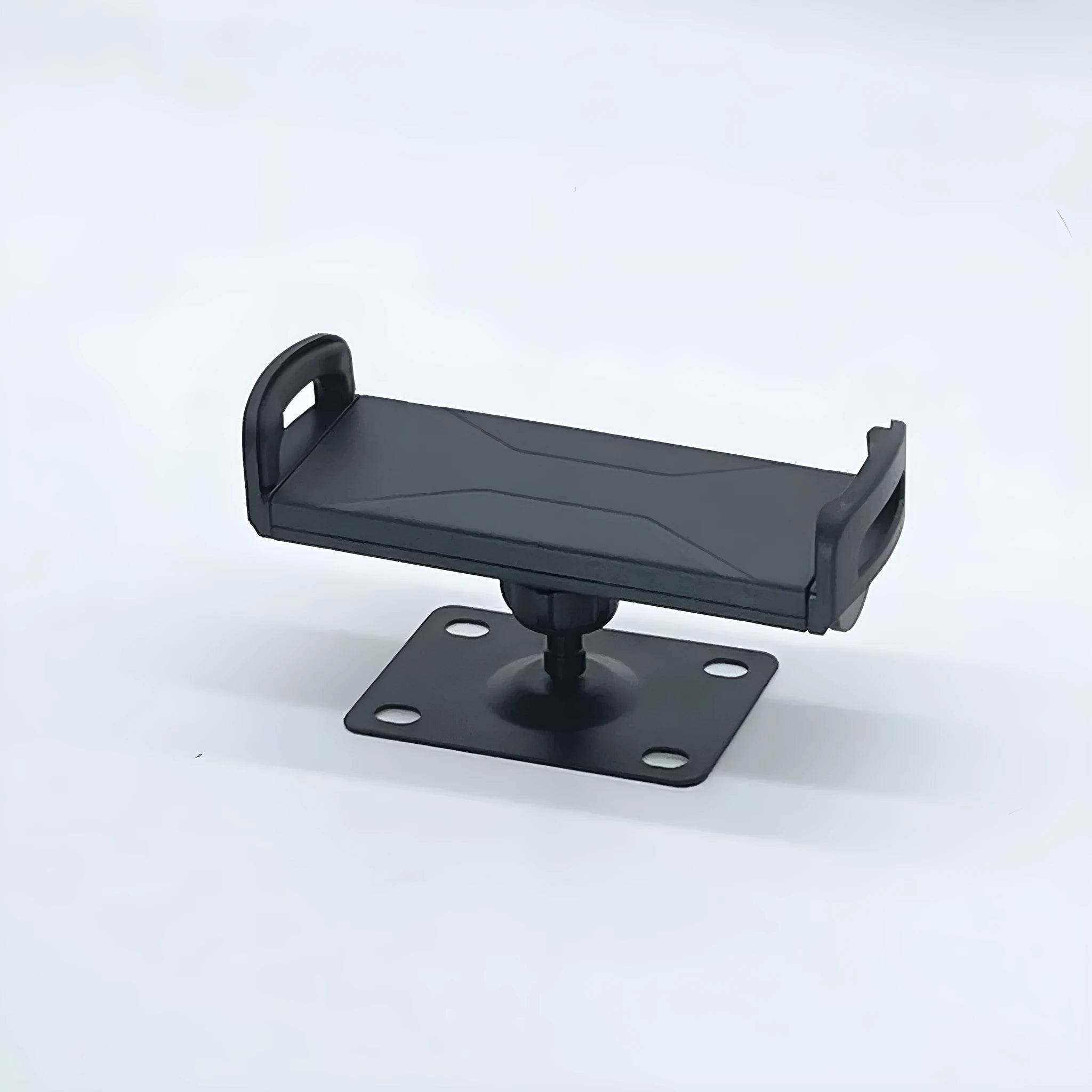 Universal alloy wall rack for tablet and large mobile phone, wall-mounted foldable bracket