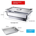 Commercial desktop insulated dining stove single basin shallow basin metal plastic 640x460x300mm US 110V