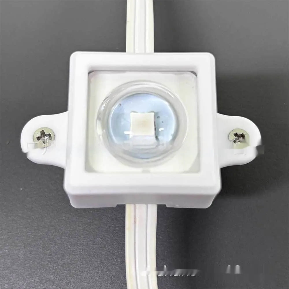 White plastic protective lampshade for LED light fixed brackets, dimensions 1.7cm by 6cm