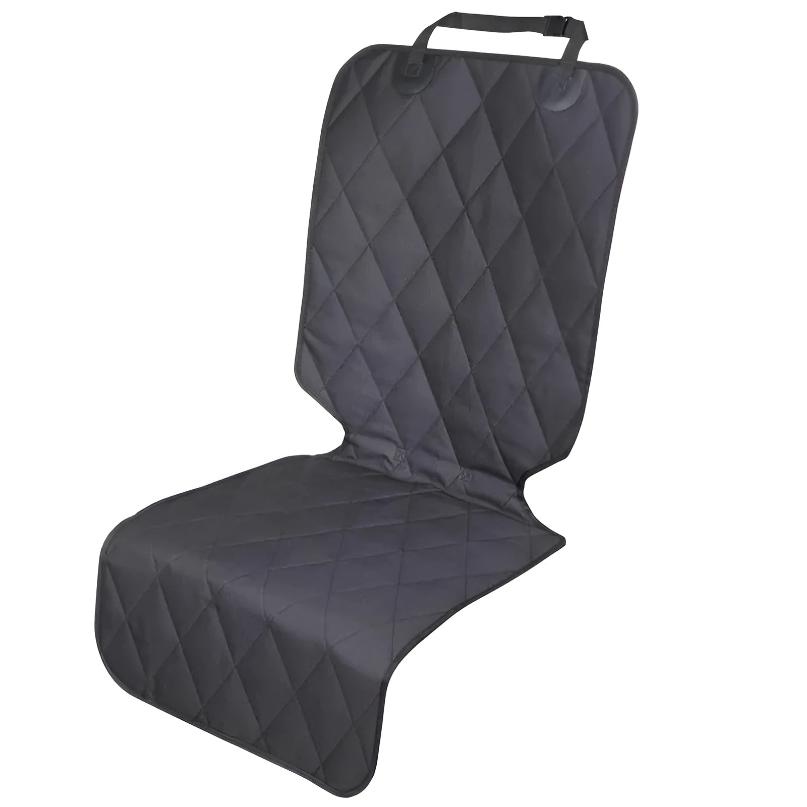 Black waterproof Oxford pet car seat mat 25x25x4cm with cotton lining for dogs and cats