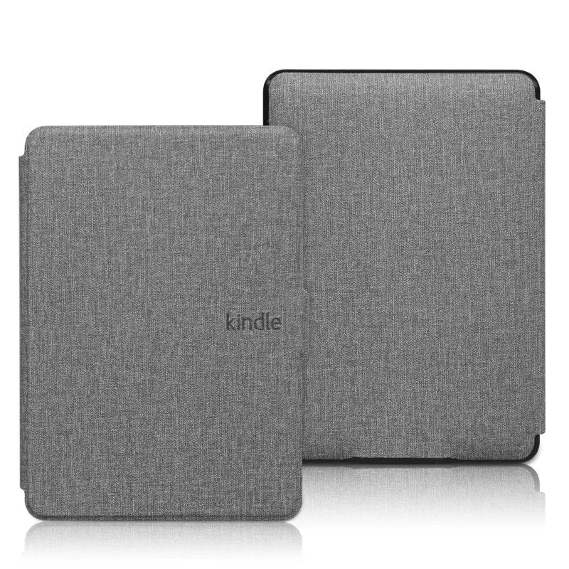 Hard plastic leather-style protective case for Kindle Paperwhite with magnetic closure in multiple colours.