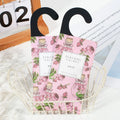 Set of five 30g household sachets in assorted fragrances, each 21x8cm, for wardrobes and drawers