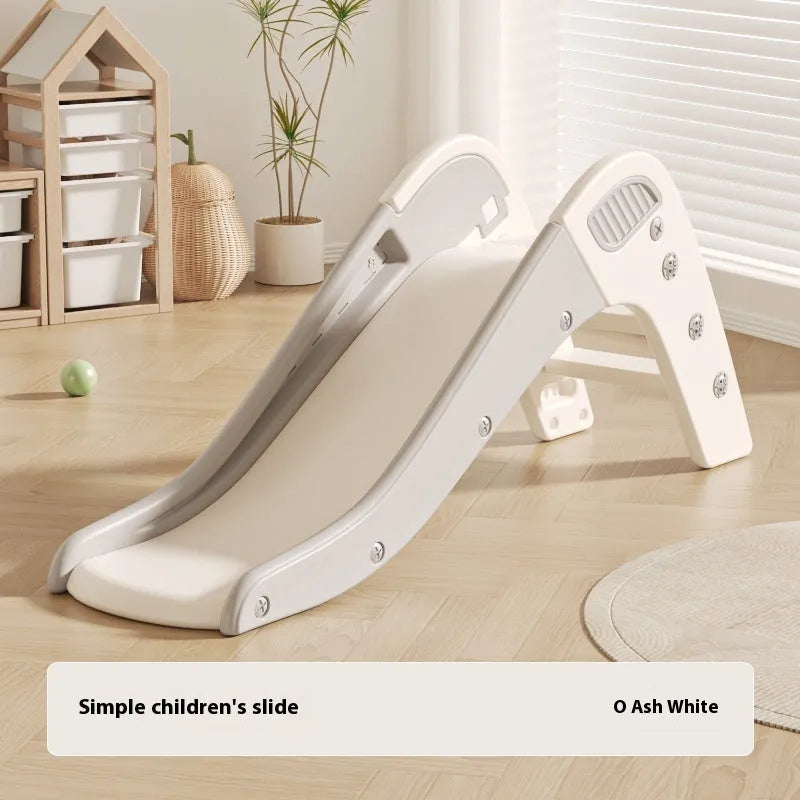 Small plastic baby slide for indoor use, suitable for children under three years old.
